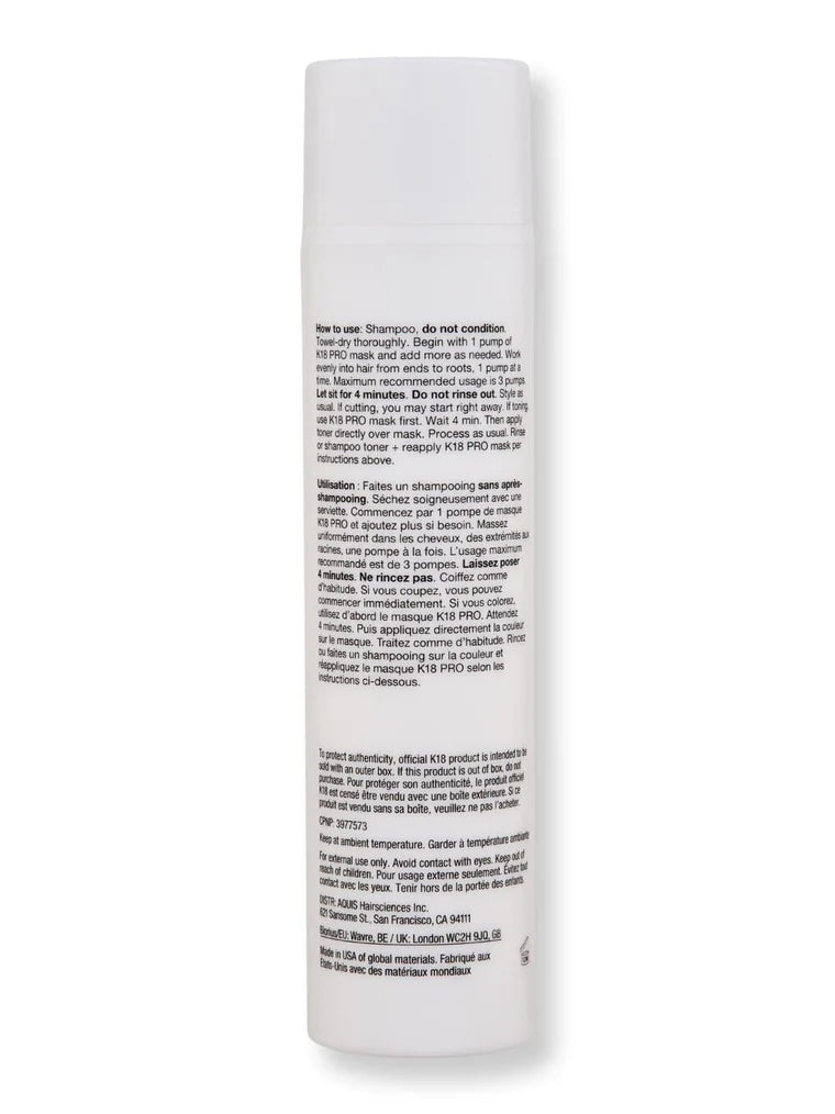 K18 Biomimetic Hairscience Professional Molecular Repair Hair Mask