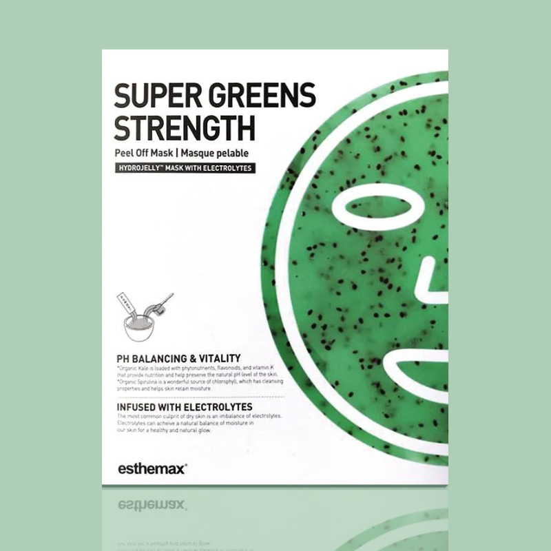 Esthemax Super Greens Strength Hydrojelly™ Mask - Rejuvenating & Vitality